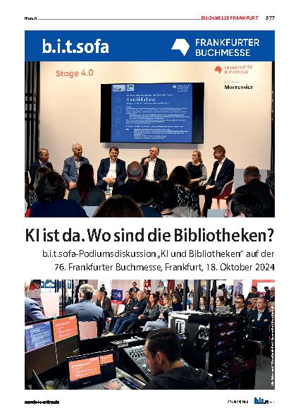 Vorschauseite 1: KI ist da. Wo sind die Bibliotheken?