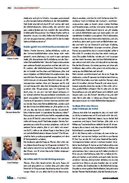 Vorschauseite 4: KI ist da. Wo sind die Bibliotheken?