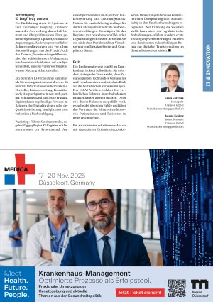 Vorschauseite 3: Künstliche Intelligenz im Krankenhaus Strategien für eine praxisorientierte und nachhaltige Implementierung
