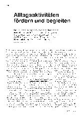 Vorschauseite 1: Alltagsaktivitäten fördern und begleiten