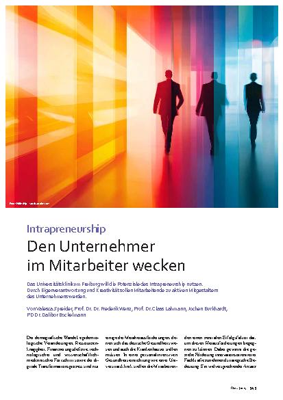 Vorschauseite 1: Intrapreneurship Den Unternehmer im Mitarbeiter wecken