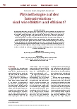 Vorschauseite 1: Physiotherapie auf der Intensivstation – sind wir effektiv und effizient?