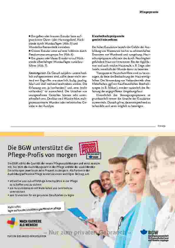 Vorschauseite 4: EXSUDAT PROFESSIONELL EINSCHÄTZEN UND REGULIEREN