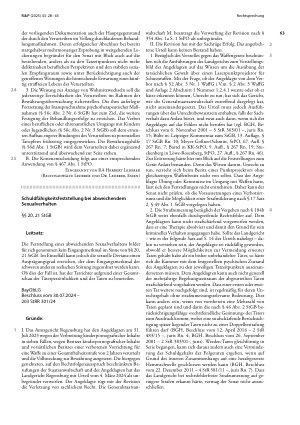 Vorschauseite 3: Vermeintliche »Kernpädophilie«; Voraussetzungen der Reststrafaussetzung zur Bewährung