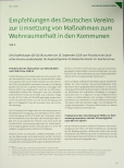 Vorschauseite 1: Empfehlungen des Deutschen Vereins zur Umsetzung von Maßnahmen zum Wohnraumerhalt in den Kommunen Teil 2