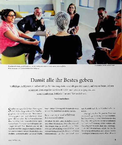 Vorschauseite 1: Damit alle ihr Bestes geben
