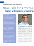 Vorschauseite 1: Neue Hilfe für Arthrose-Patienten - digital unterstütztes Trainingsprogramm auf dem Prüfstand
