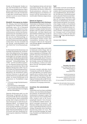 Vorschauseite 2: Telemedizin in Dänemark Versorgung verbessert – Versorger entlastet