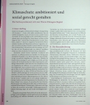 Vorschauseite 1: Klimaschutz: ambitioniert und sozial gerecht gestalten