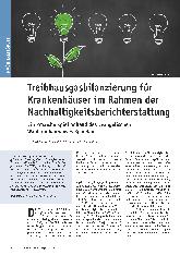 Vorschauseite 1: Treibhausgasbilanzierung für Krankenhäuser im Rahmen der Nachhaltigkeitsberichterstattung