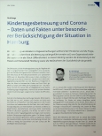 Vorschauseite 1: Kindertagesbetreuung und Corona - Daten und Fakten unter besonderer Berücksichtigung der Situation in Hamburg