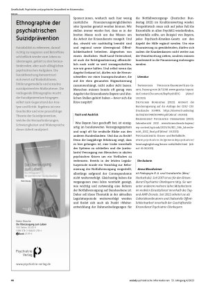 Vorschauseite 4: Erste Hilfe für die Seele. Wie funktioniert der Krisendienst Psychiatrie Oberbayern?
