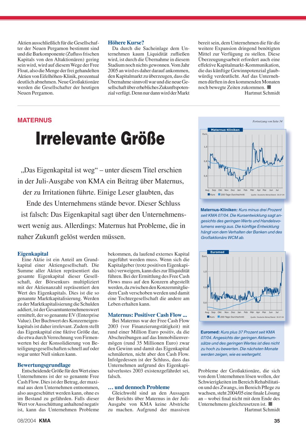 Vorschauseite 1: Irrelevante Größe