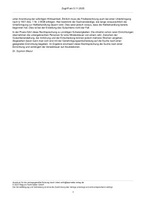 Vorschauseite 3: Zur Unterbringung – § 1831 Abs. 1 Nr. 1 BGB; § 329 Abs. 1 Satz 1 FamFG