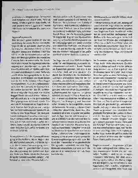 Vorschauseite 3: YOGA-FORSCHUNG Führt der Weg zum Ziel? Überlegungen zur Verbindung des modernen Yoga mit Patanjalis Yoga-Sutra - Teil II