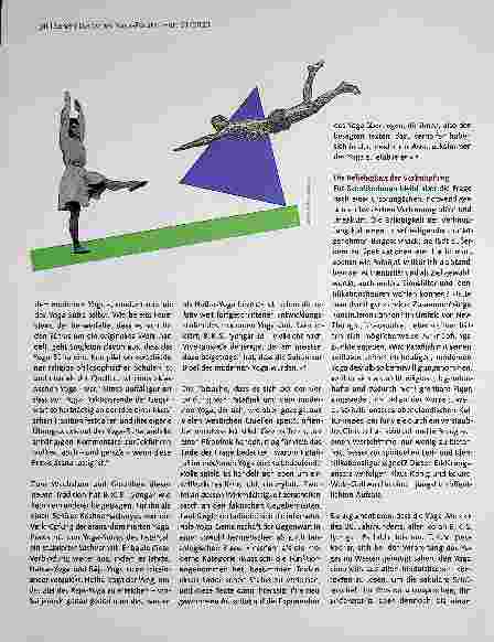 Vorschauseite 5: YOGA-FORSCHUNG Führt der Weg zum Ziel? Überlegungen zur Verbindung des modernen Yoga mit Patanjalis Yoga-Sutra - Teil II