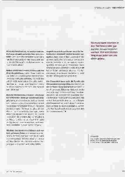 Vorschauseite 2: Über die Einsamkeit, wenn das Leben ausgeschöpft ist