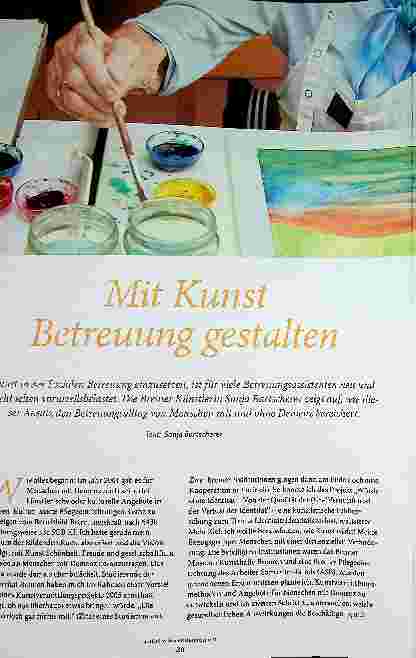 Vorschauseite 1: Mit Kunst Betreuung gestalten