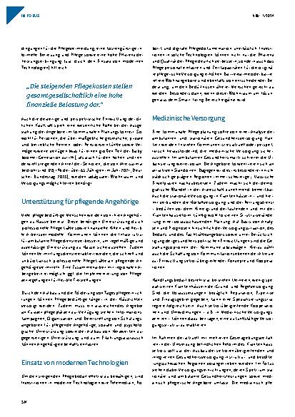 Vorschauseite 4: Analytische Unterstützung für Kommunen: Mit fundierten Analysen die kommunale Pflegeplanung optimieren.