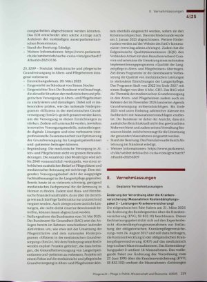 Vorschauseite 4: Gesetzgebung Parlamentarische Vorstösse