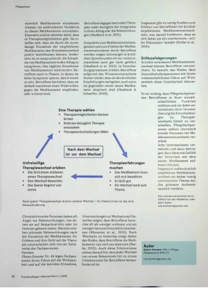 Vorschauseite 3: Wie Patientinnen ärztlich empfohlene Medikamentenwechsel erleben