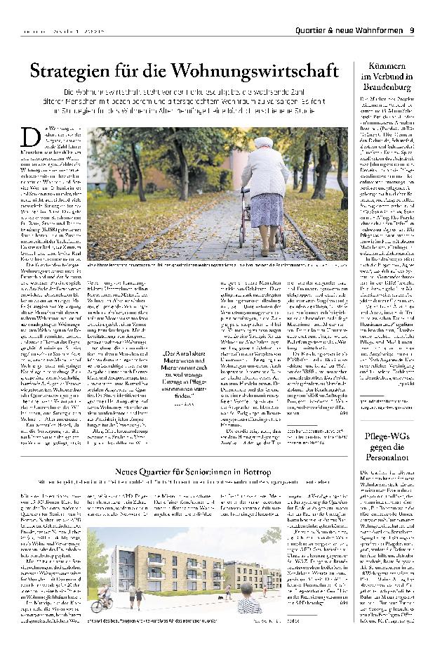 Vorschauseite 1: Strategien für die Wohnungswirtschaft