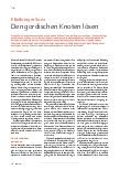 Vorschauseite 1: Klinikträger Sana Den gordischen Knoten lösen