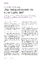 Vorschauseite 1: Vordenker-Award 2023 „Nachhaltigkeit ist mehr als nur eine gute Idee“