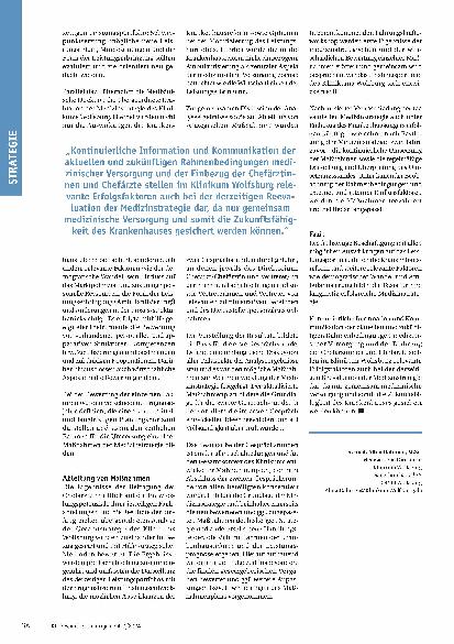 Vorschauseite 3: Herausforderung Krankenhausreform: Gestaltung der Medizinstrategie in einer neuen Krankenhausplanung