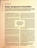 Vorschauseite 1: Sicher und gesund im Homeoffice