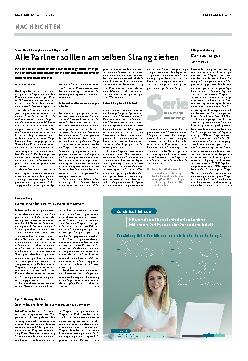 Vorschauseite 1: Alle Partner sollten am selben Strang ziehen.