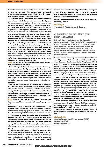 Vorschauseite 3: Tagungspräsident Professor Gosch über Klimawandel und Altersmedizin in der Wundbehandlung