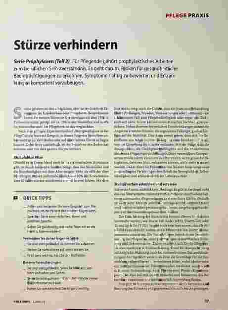 Vorschauseite 1: Stürze verhindern