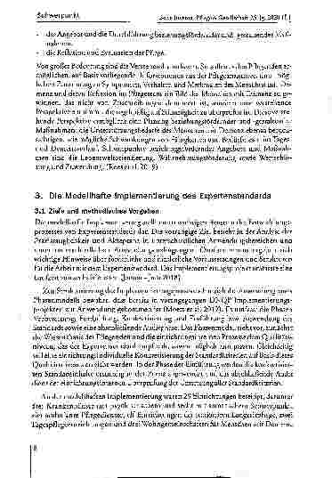 Vorschauseite 4: Die modellhafte Implementierung des Expertenstandards „Beziehungsgestaltung in der Pflege von Menschen mit Demenz“: Was fördert eine gelingende Beziehungsgestaltung?