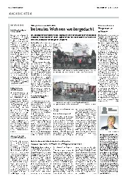 Vorschauseite 1: Betreutes Wohnen weitergedacht