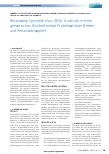 Vorschauseite 1: Respiratory Syncytial Virus (RSV): Ausbruch in einer geriatrischen Klinik offenbart Problematik der Betten und Personalknappheit