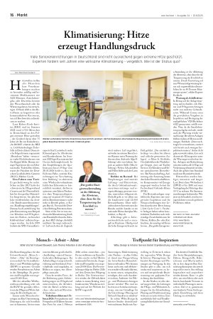 Vorschauseite 1: Klimatisierung: Hitze erzeugt Handlungsdruck