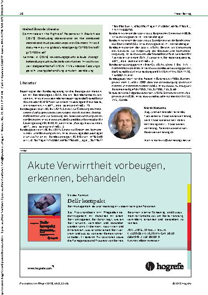 Vorschauseite 4: Zwangsbehandlung in den eigenen vier Wänden Zur rechtlichen (Un-)Möglichkeit aus österreichischer Sicht