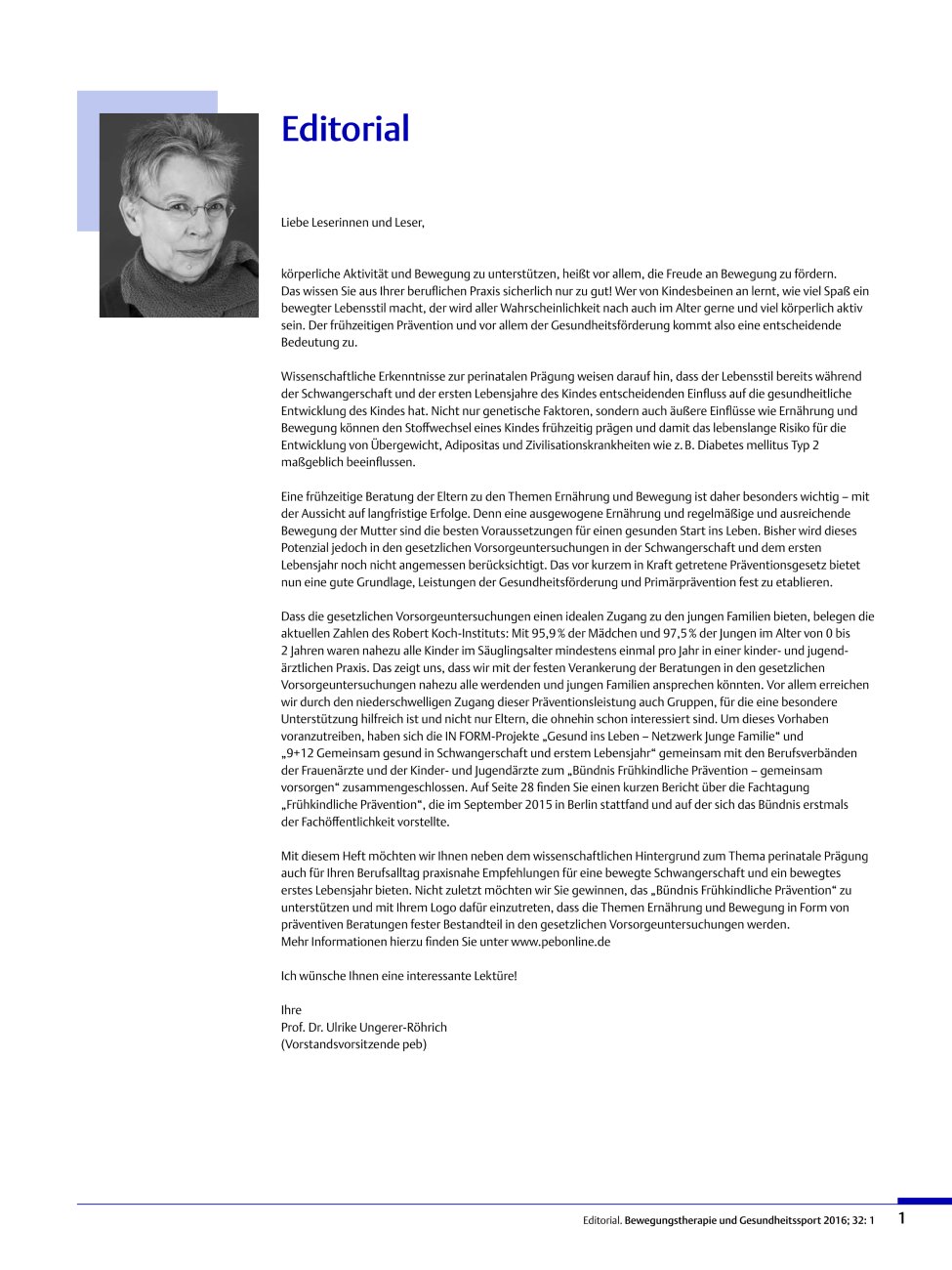Vorschauseite 1: Editorial