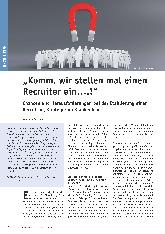 Vorschauseite 1: „Komm, wir stellen mal einen Recruiter ein...!“