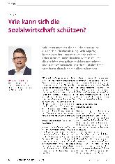 Vorschauseite 1: Wie kann sich die Sozialwirtschaft schützen?