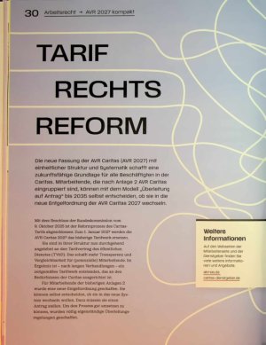Vorschauseite 1: Tarif Rechts Reform