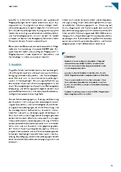 Vorschauseite 4: Österreichische Maßnahmen gegen den Fachkräftemangel in der Gesundheitsund Krankenpflege