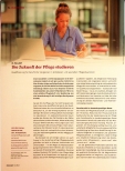 Vorschauseite 1: Die Zukunft der Pflege studieren