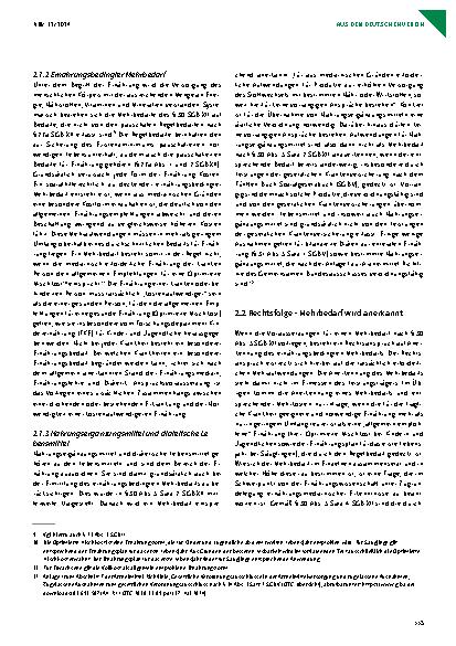 Vorschauseite 3: Empfehlungen des Deutschen Vereins zur Anerkennung des ernährungsbedingten Mehrbedarfs bei Säuglingen, Kindern und Jugendlichen gemäß § 30 Abs. 5 SGB XII