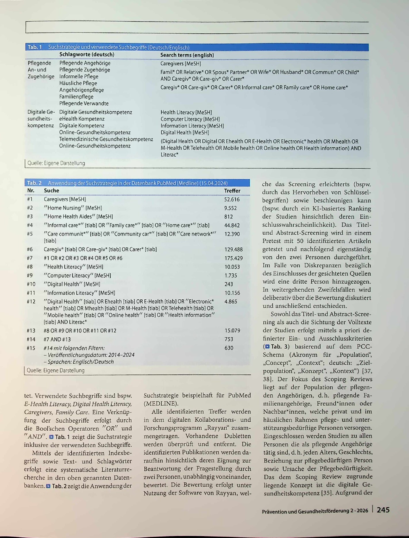 Vorschauseite 4: Digitale Gesundheitskompetenz von pflegenden Angehörigen – Protokoll eines Scoping Reviews
