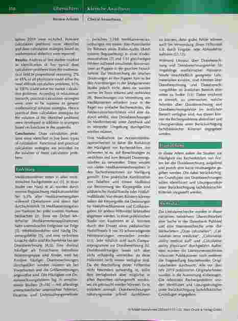 Vorschauseite 2: Fehler bei Medikamentendosisberechnungen und Berechnungsstrategien für Medikamentendosierungen