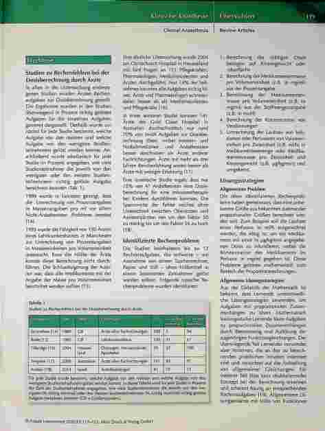 Vorschauseite 3: Fehler bei Medikamentendosisberechnungen und Berechnungsstrategien für Medikamentendosierungen