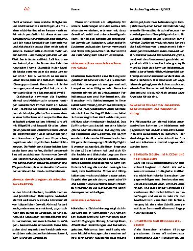 Vorschauseite 3: Ahimsā und Ableismus: Ein Wegweiser zur inklusiven Gesellschaft