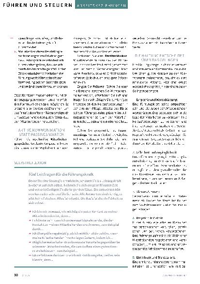 Vorschauseite 3: Eine „offene Tür“ allein reicht nicht